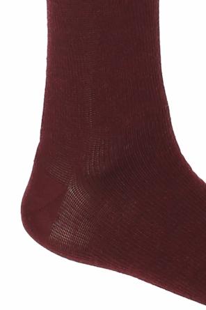 Knee-high socks with embroidered logo, zdjęcie 2 Knee-high socks with embroidered logo od Unravel Project